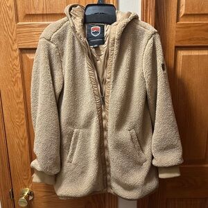 Womens Oversized Teddy Jacket